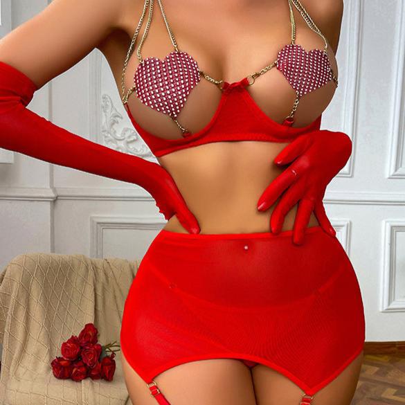 Heartbreaker Sheer Lingerie Set