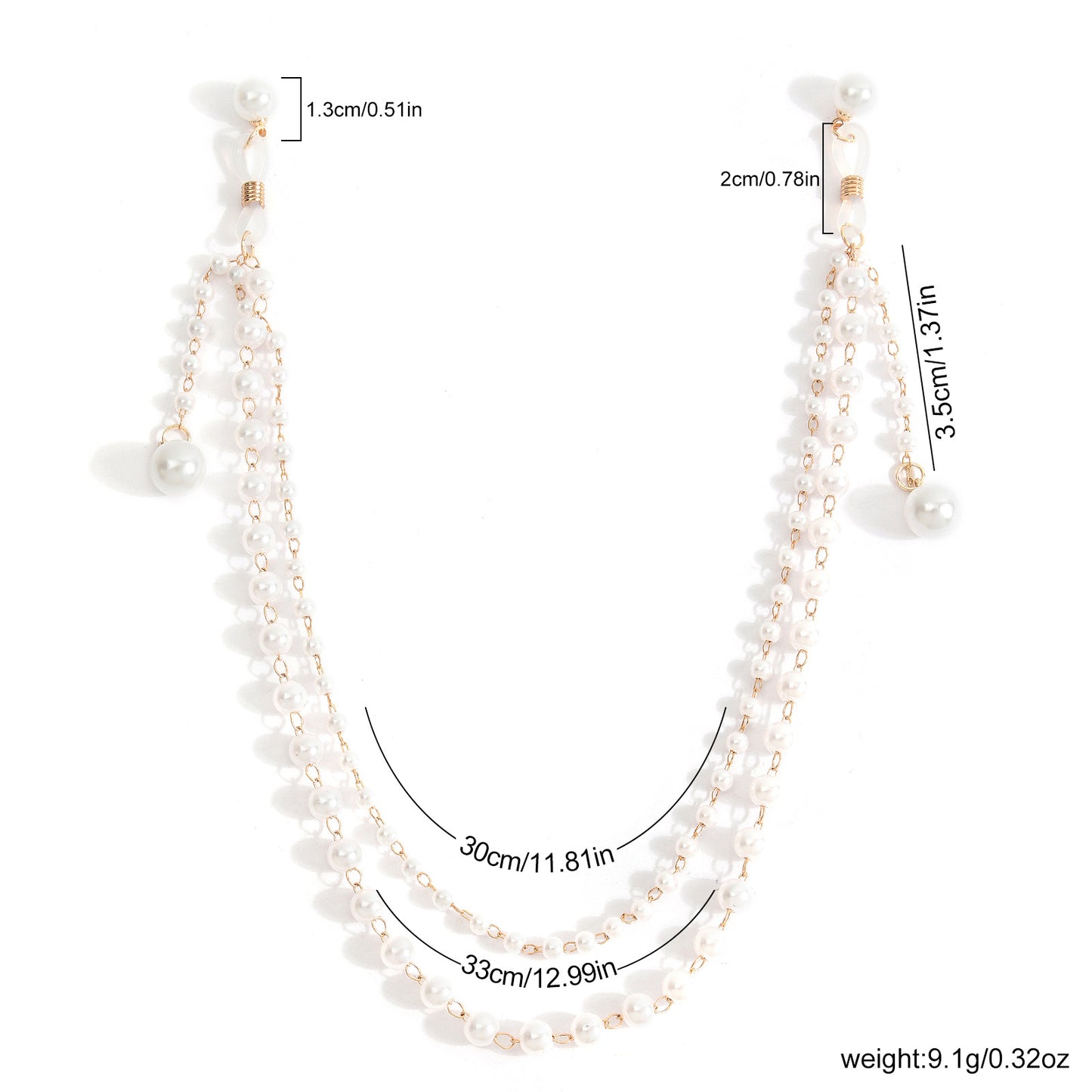 Moonlit Pearl Chest Chain