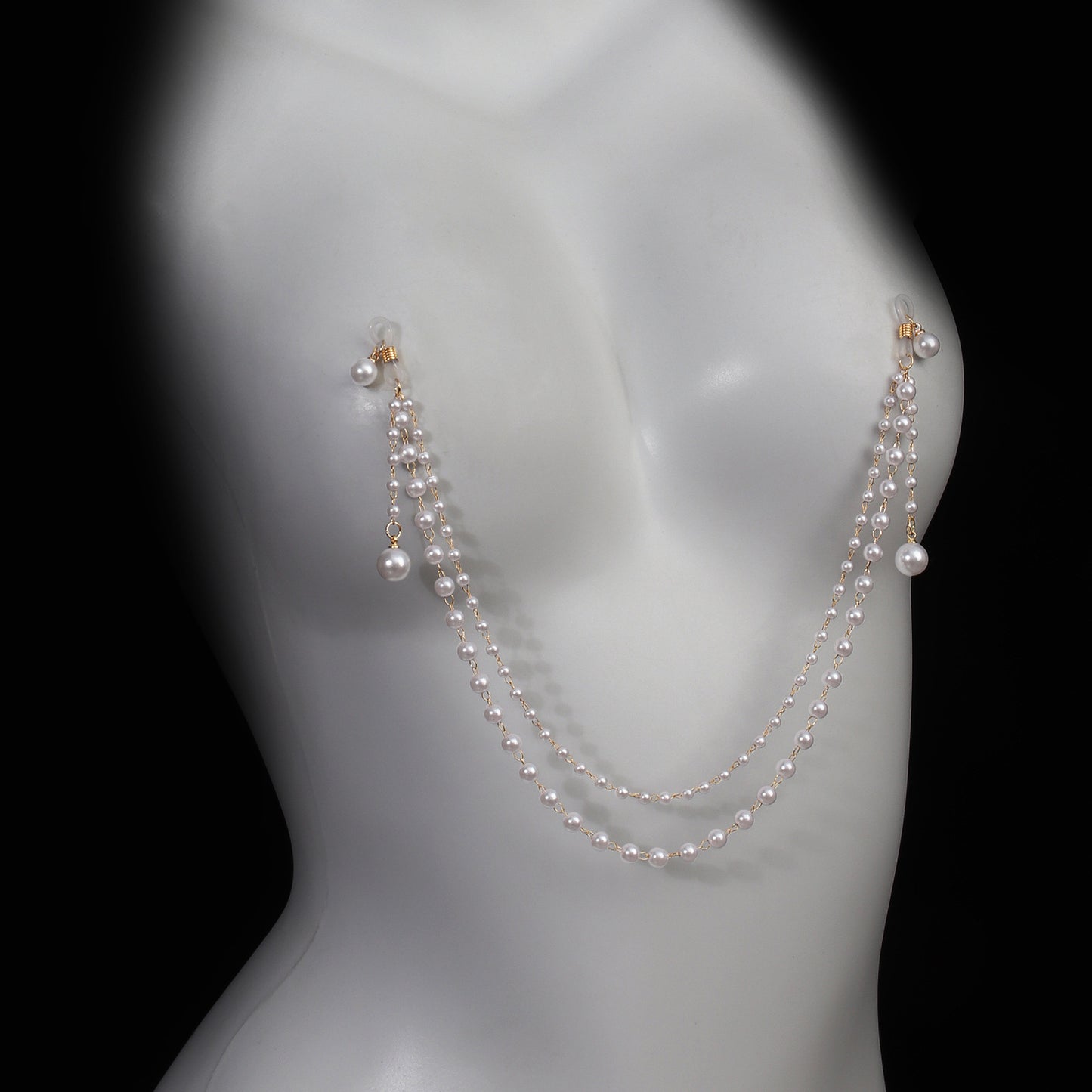 Moonlit Pearl Chest Chain