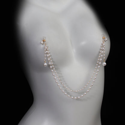 Moonlit Pearl Chest Chain