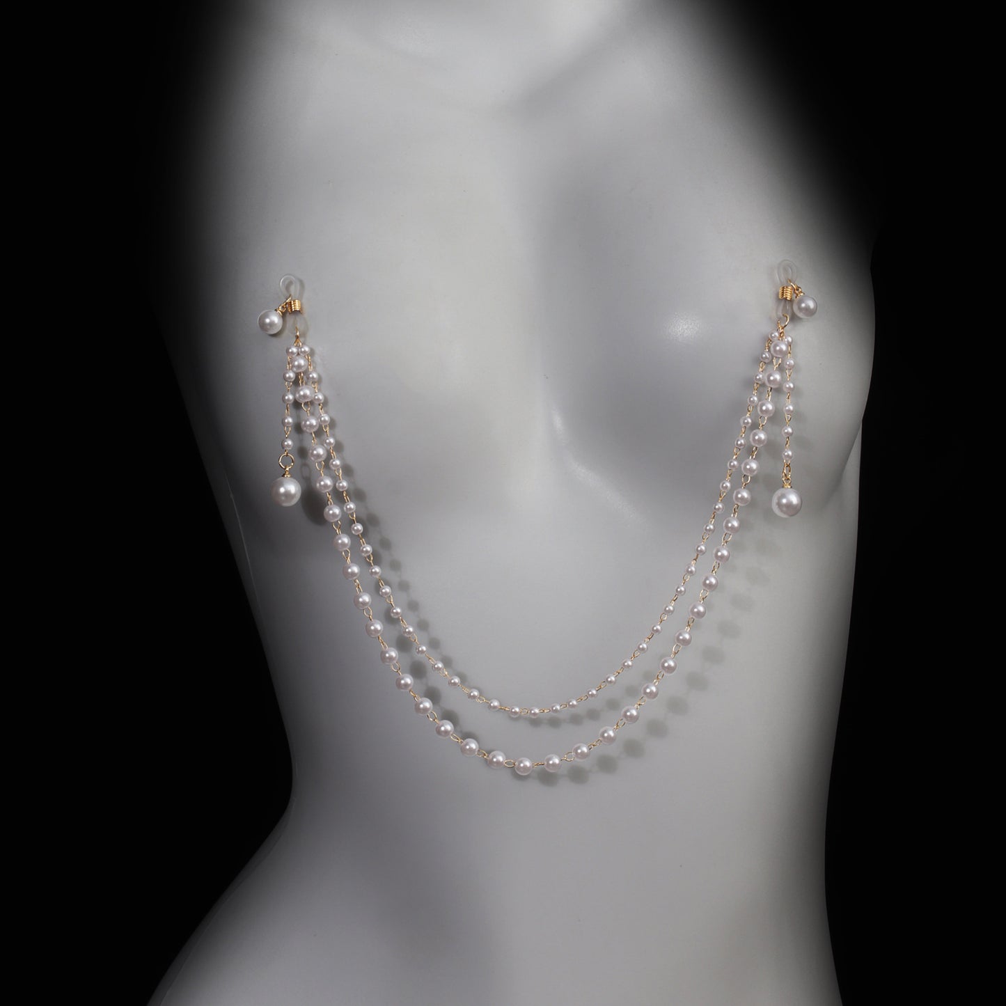 Moonlit Pearl Chest Chain