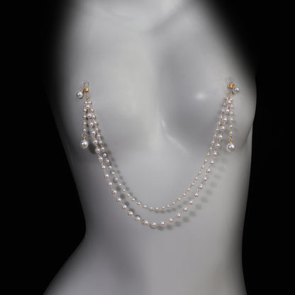 Moonlit Pearl Chest Chain