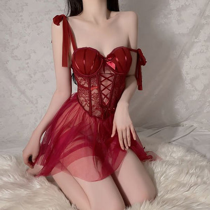 Push-Up Lace Nightdress